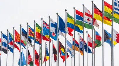 photo of flags