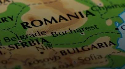 Romania, Bulgaria, Moldova map