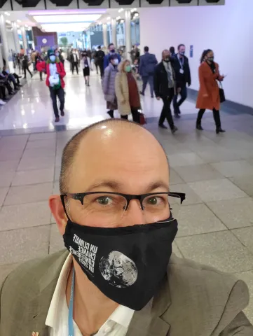 Jesse Medlong (MMF '20) at COP26