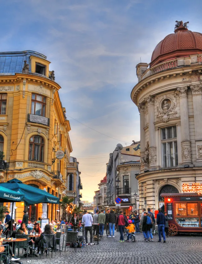 Bucharest, Romania Old Town of Bucharest