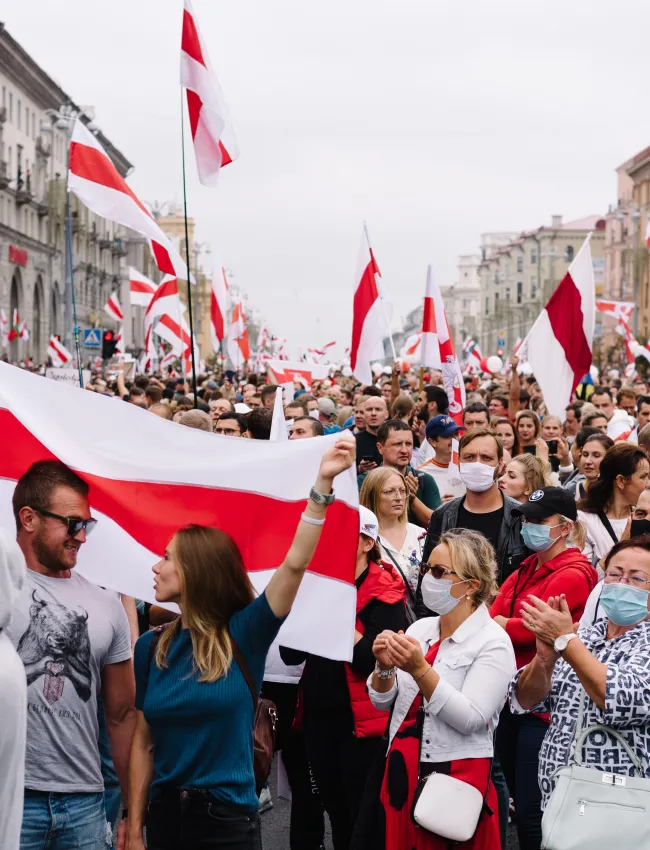 Peaceful protests in Belarus