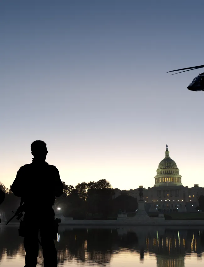 Soldiers Provide Homeland Security at Capitol Hill