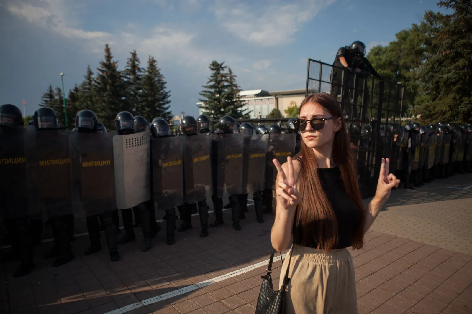 Belarus demonstration for free elections, August 2020