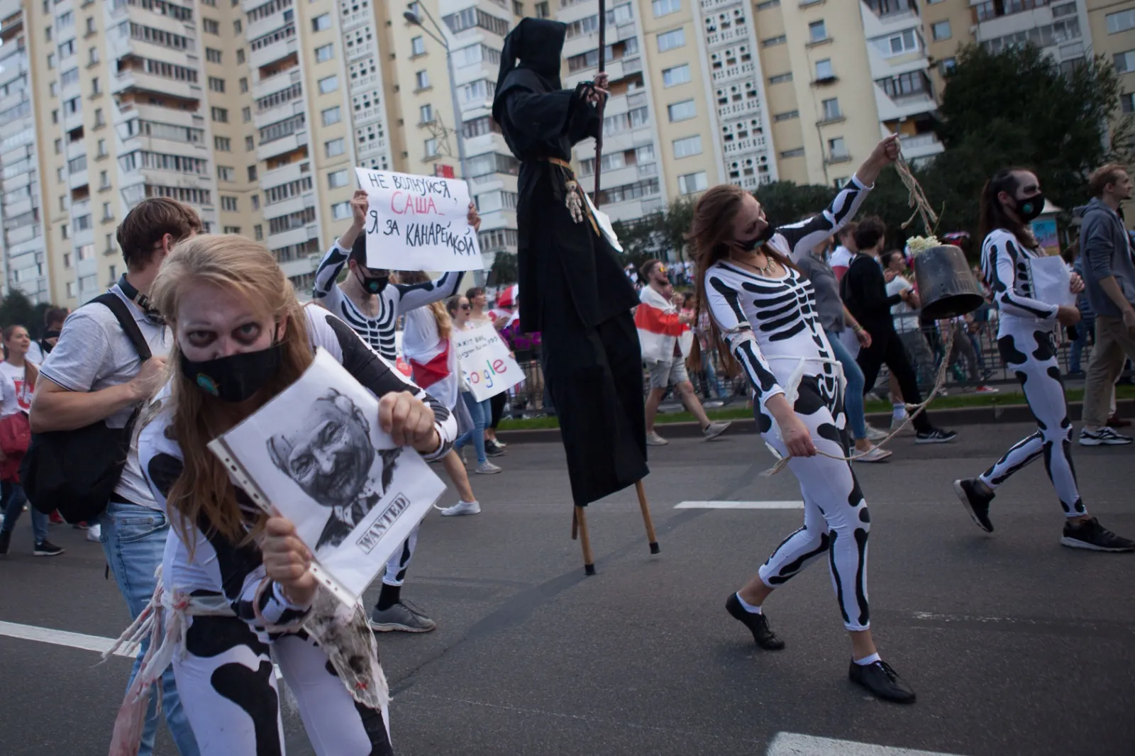 Belarus demonstration for free elections, August 2020