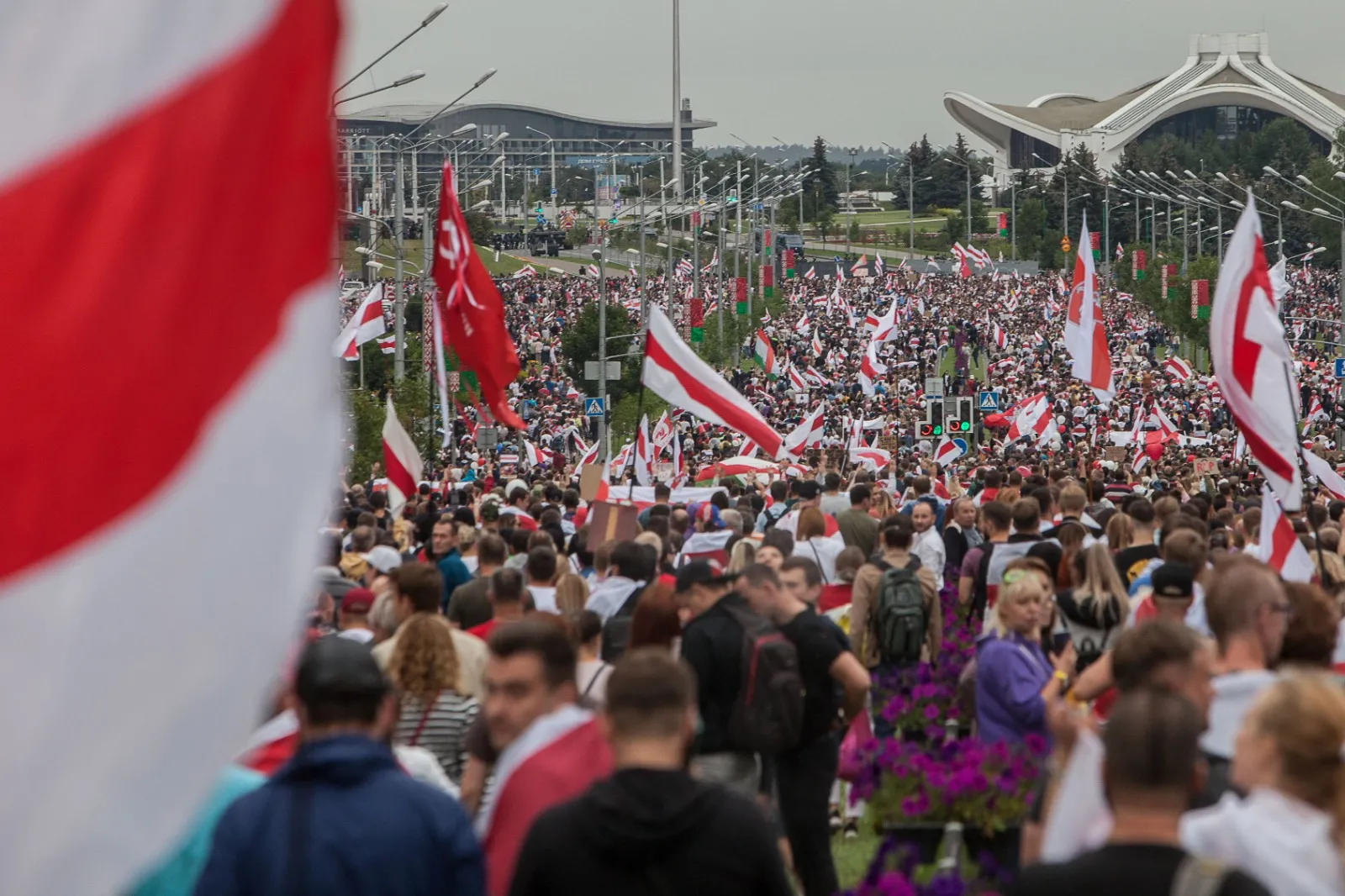 Belarus demonstration for free elections, August 2020