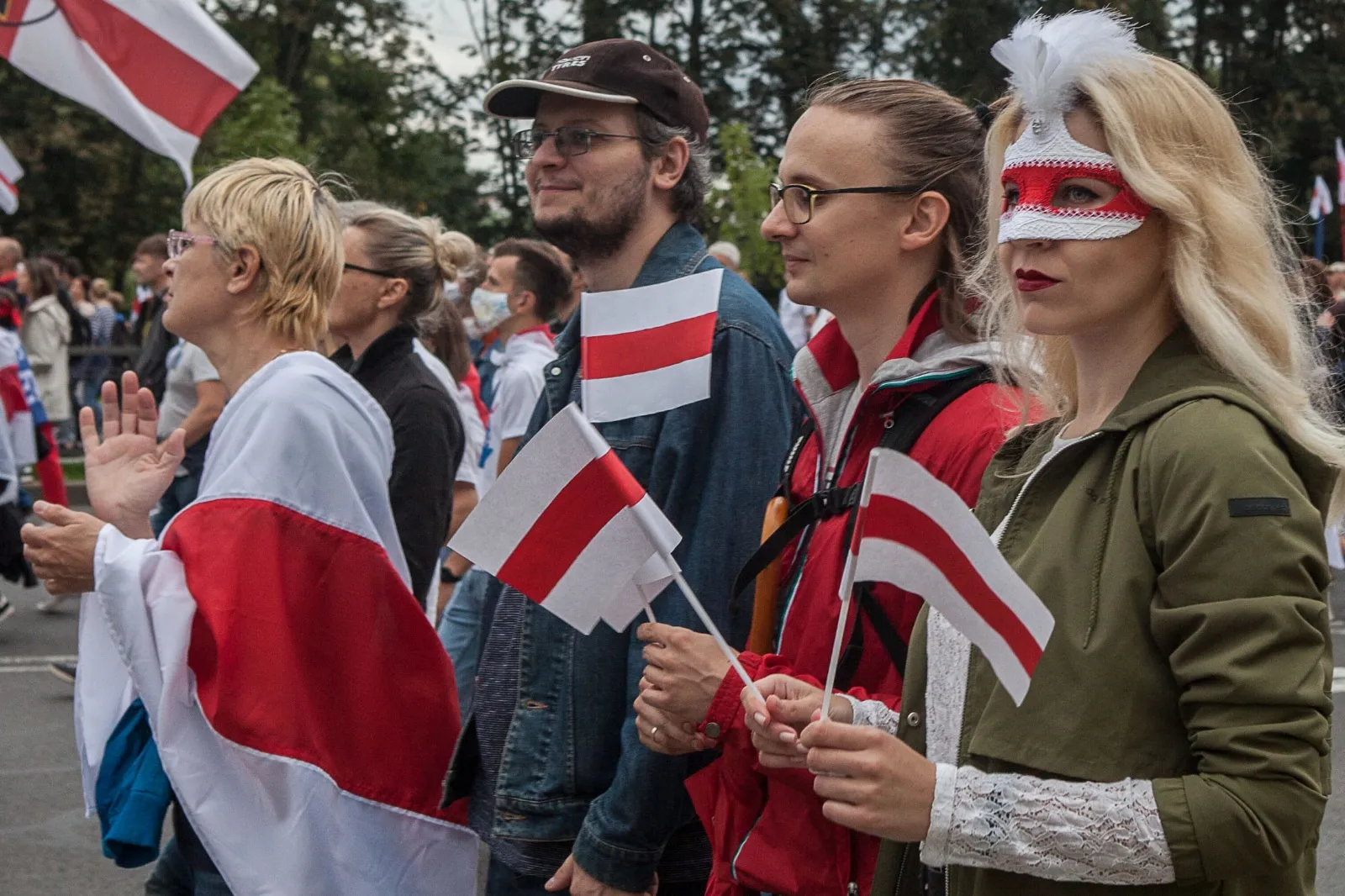 Belarus demonstration for free elections, August 2020