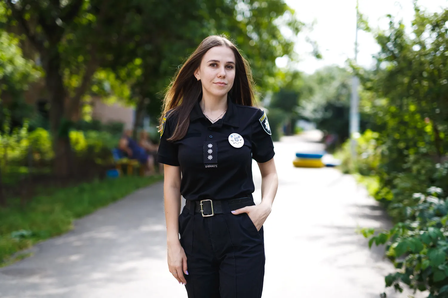 Portrait of Lina Grozyk, Polissya, August 14, 2022