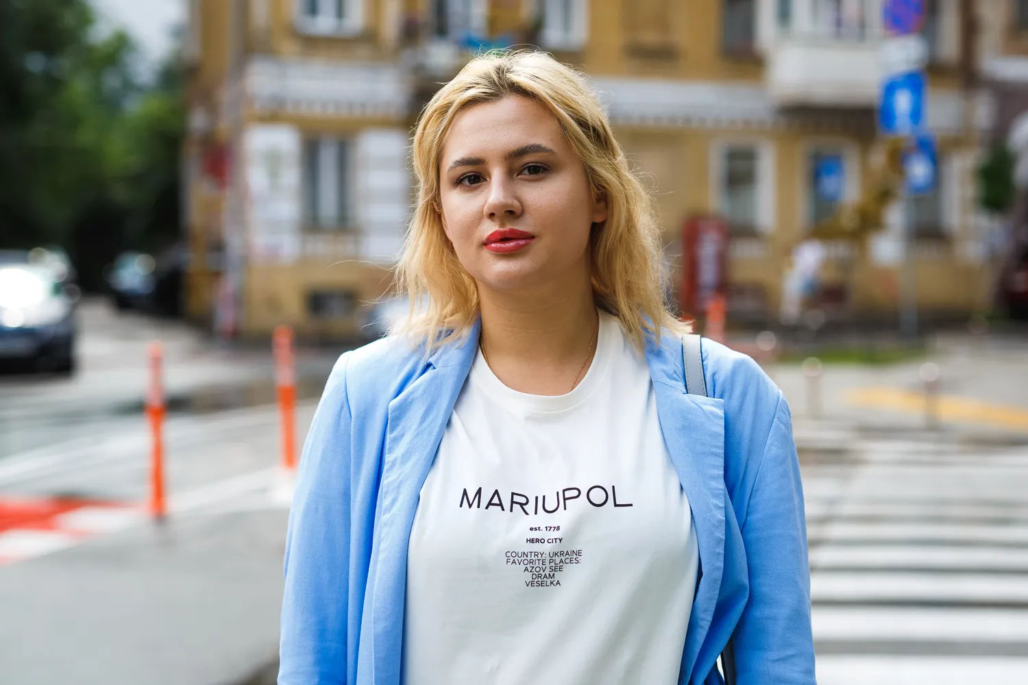 Portrait of Yulia Simachova, Kyiv, August 4, 2022