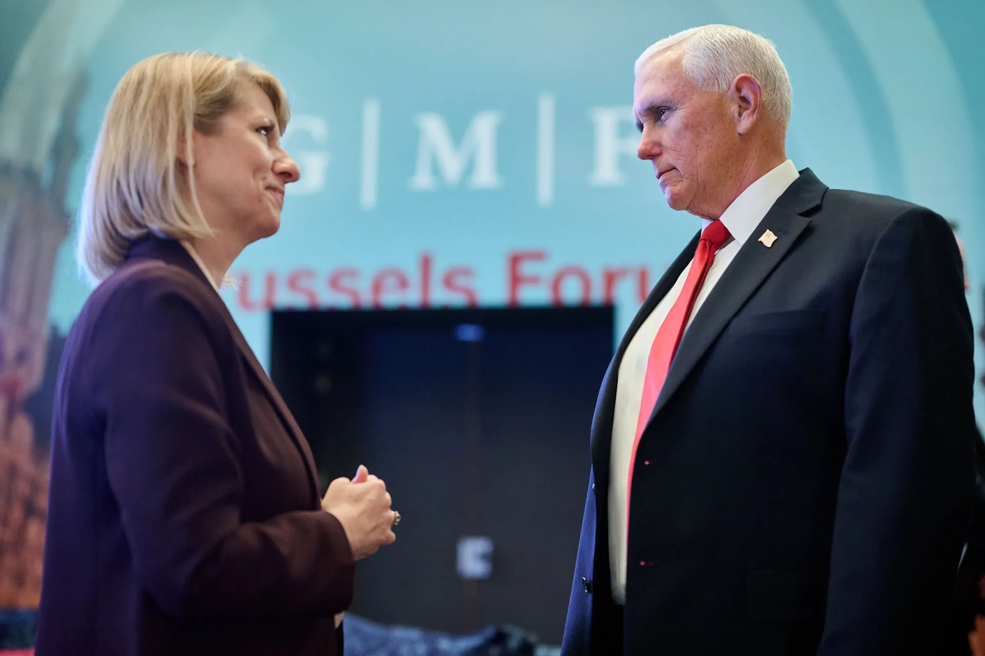 GMF President Heather A. Conley and 48th Vice President Pence